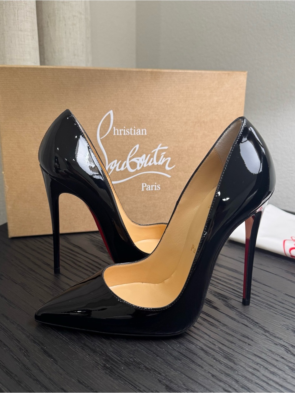 Christian Louboutin So Kate 120 Pumps Patent Black 36